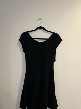 SO Black Scoop-Neck Mini Dress